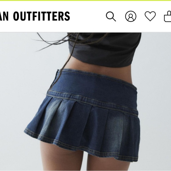 NWOT LG Urban Outfitters BDG Shaina belted Micro Mini Skort - Picture 2 of 8